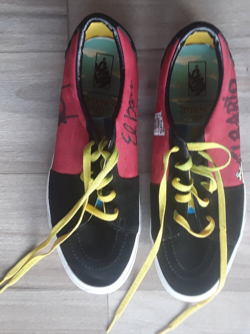 Vans x The Simpsons “El Barto” Shoes – Men’s 12 – Red/Black/Yellow Bart Simpson